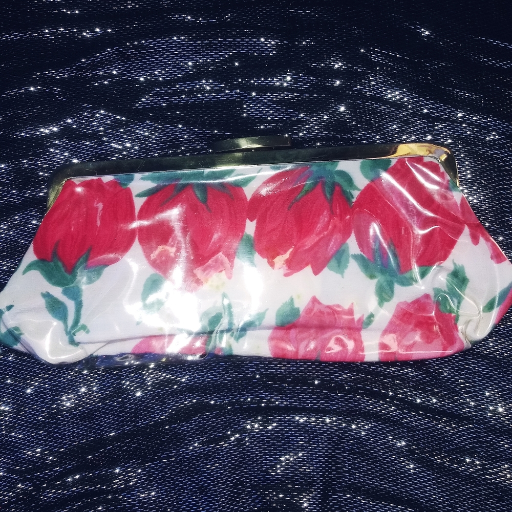 Faye Mell Design Strawberry Theme Clutch Wallet